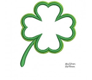 Stickdatei Kleeblatt - Glücksklee